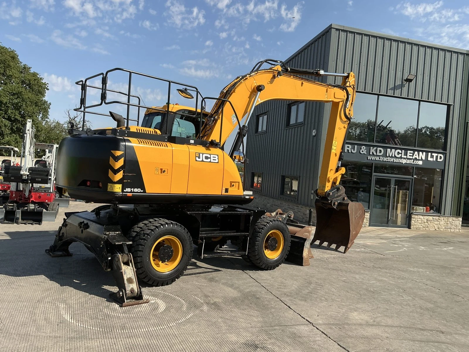 Багер JCB JS160 W, снимка 5 - Индустриална техника - 56610654