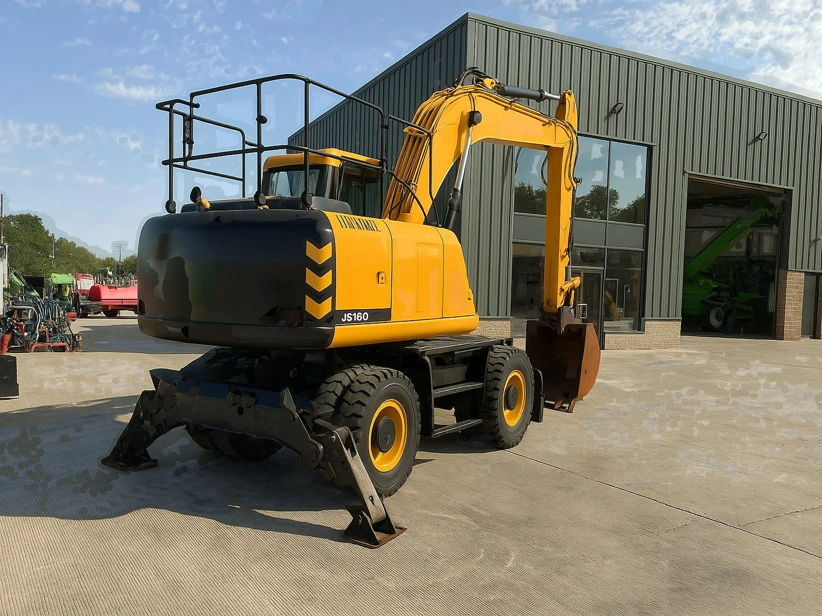 Багер JCB JS160 W, снимка 4 - Индустриална техника - 56610654