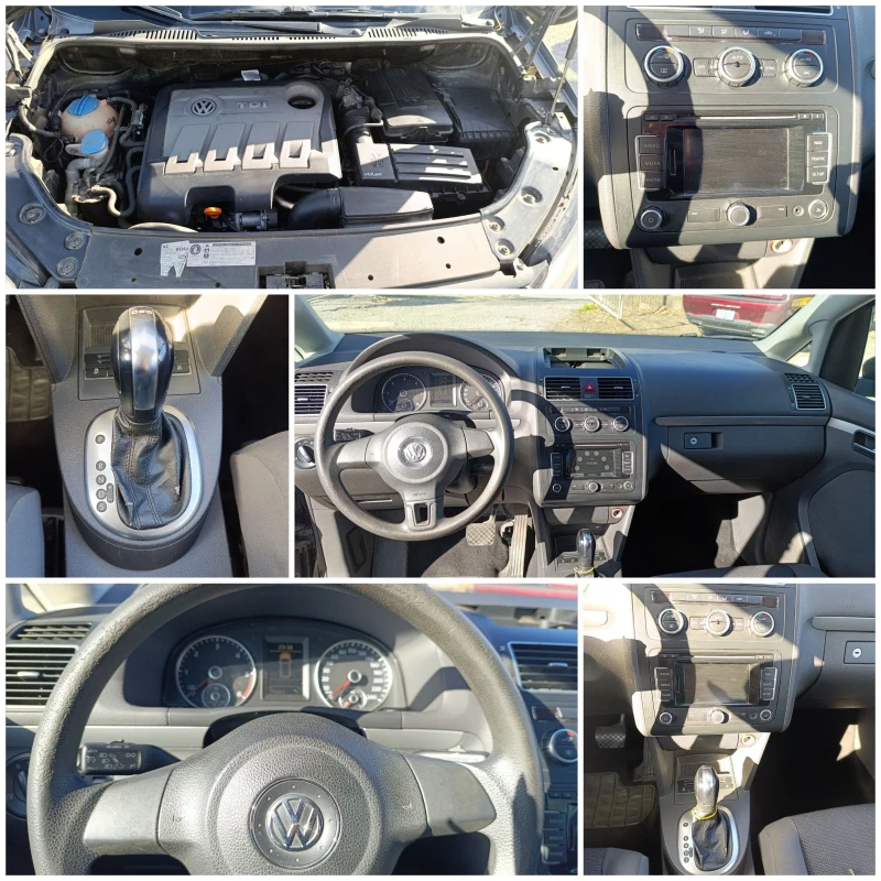 VW Touran 1.6TDI avtomat, снимка 17 - Автомобили и джипове - 46161573