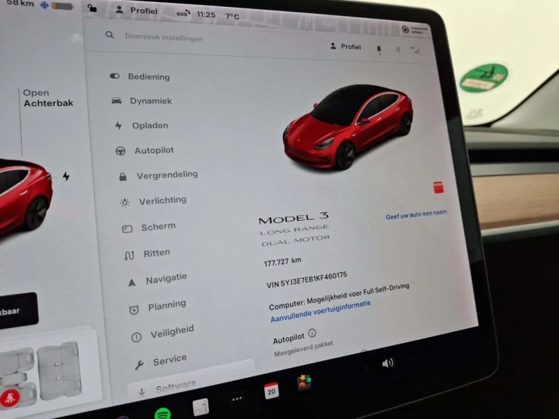 Tesla Model 3 Long Range * Dual Motor * 75 kWh * В ГАРАНЦИЯ, снимка 12 - Автомобили и джипове - 48993136