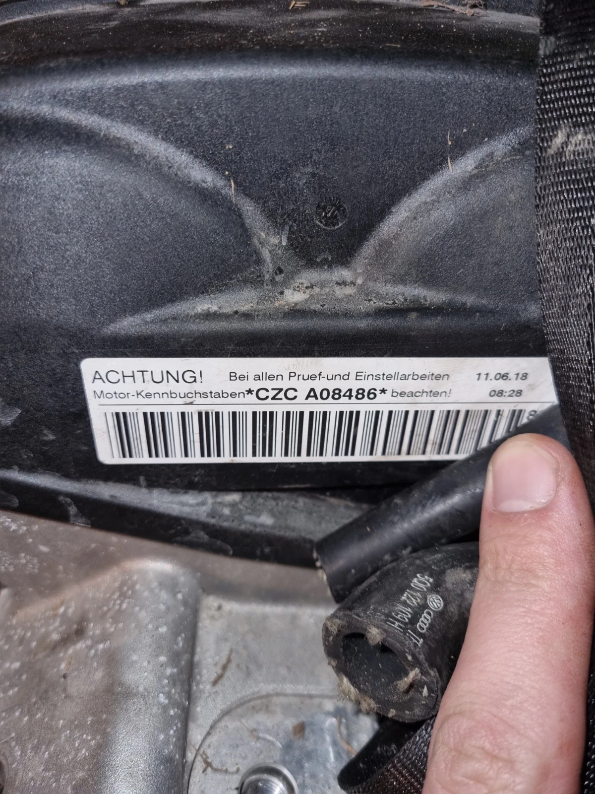 VW Golf 1.4tsi-125ks 2018godina -CZCA08486 Код на мотор