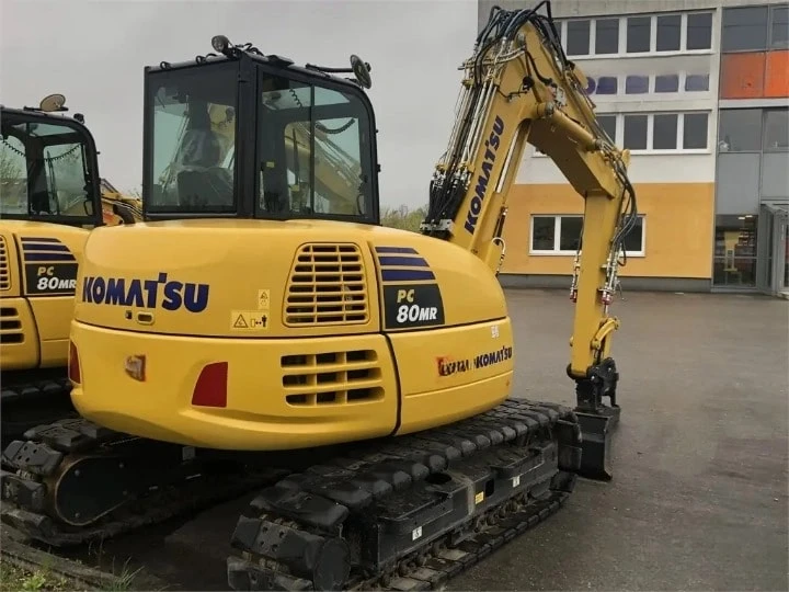 Багер Komatsu PC80MR-5, снимка 4 - Индустриална техника - 54533244