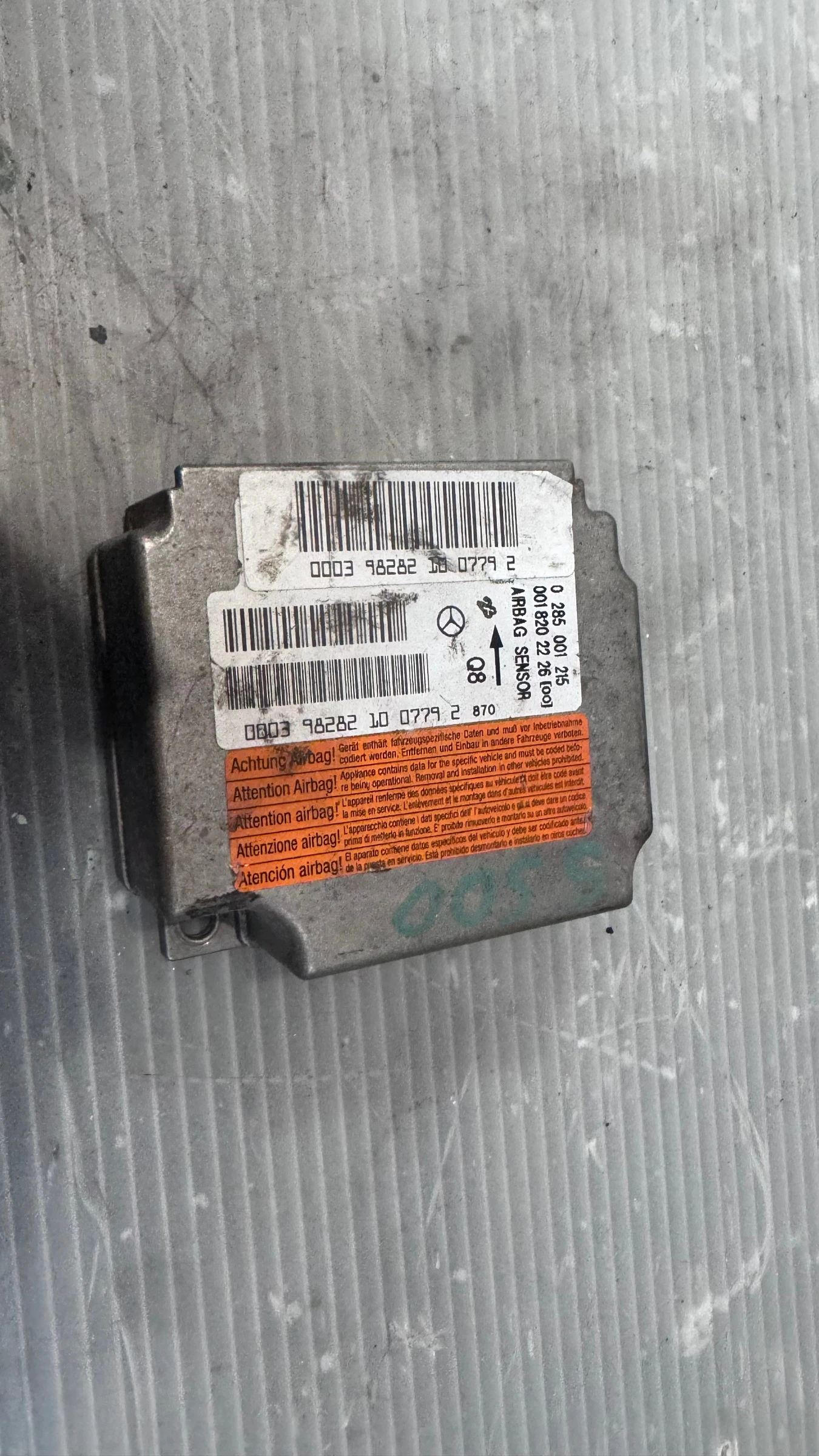 Airbag  /  /  a Mercedes S W220 - 0285001215 / 0018202226 | Mobile.bg   1