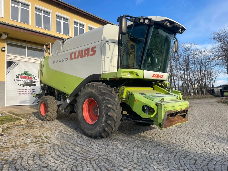 Комбайн Claas 2 БРОЯ - LEXION 550 + CLAAS VARIO 750 ЛИЗИНГ, снимка 1 - Селскостопанска техника - 48812768