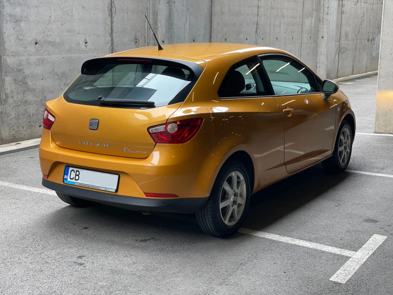 Seat Ibiza 1.2 TDI КОЖА/КЛИМАТРОНИК/ПАРКТРОНИК, снимка 4 - Автомобили и джипове - 47250132