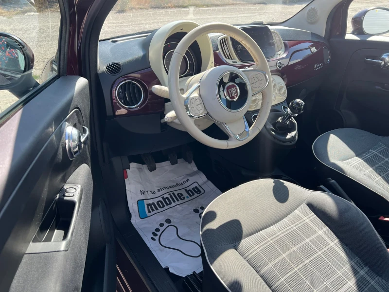 Fiat 500 1.2, снимка 9 - Автомобили и джипове - 47410185