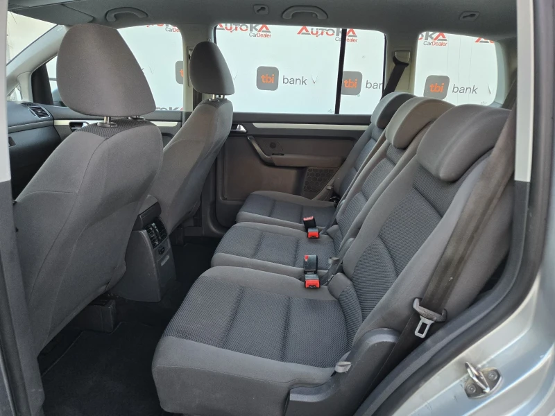 VW Touran 1.6TDI-105кс= 7МЕСТА= 6СК= ПОДГРЕВ= АВТОПИЛОТ, снимка 9 - Автомобили и джипове - 52577848