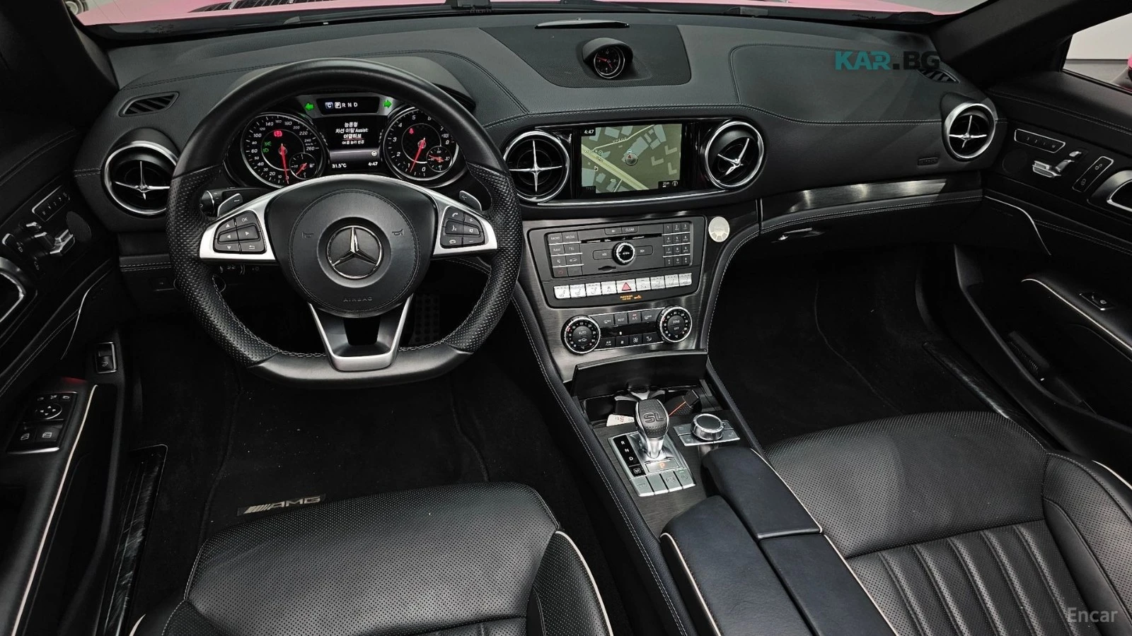 Mercedes-Benz SL 400* КОЖА* ОБДУХВ* НАВИ* КАМЕРА, снимка 7 - Автомобили и джипове - 55208394
