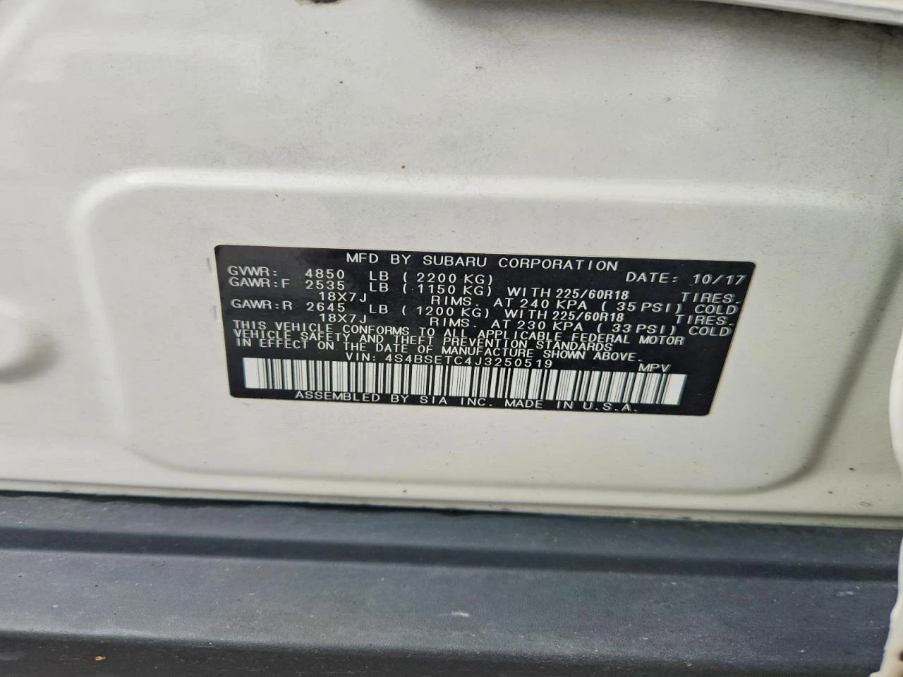 Subaru Outback 3.6R, Limited, Face, Лизинг, снимка 11 - Автомобили и джипове - 56275508