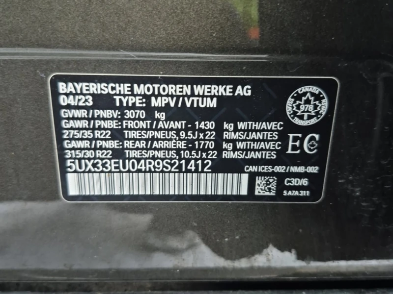 BMW X5 * M60I XDRIVE * CARFAX * БЕЗ ПЪРВОНАЧАЛНА ВНОСКА, снимка 7 - Автомобили и джипове - 52692825