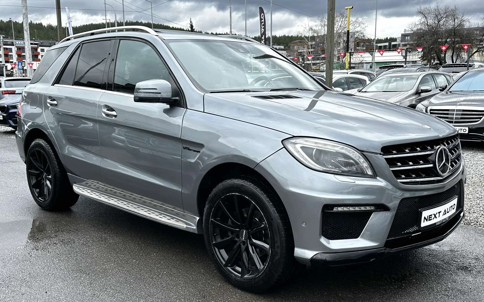 Mercedes-Benz ML 350 3.0D 190HP AMG LED INTELLIGENT НА ПРУЖИНИ - изображение 3