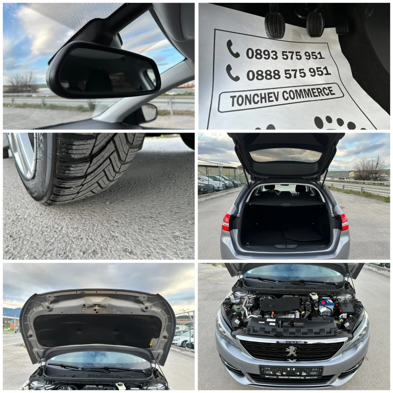 Peugeot 308 1.5-BLUEHDI-NAVI-LED-NEW FACE-ДИГИТАЛЕН КИЛОМЕТРАЖ, снимка 17 - Автомобили и джипове - 46356089