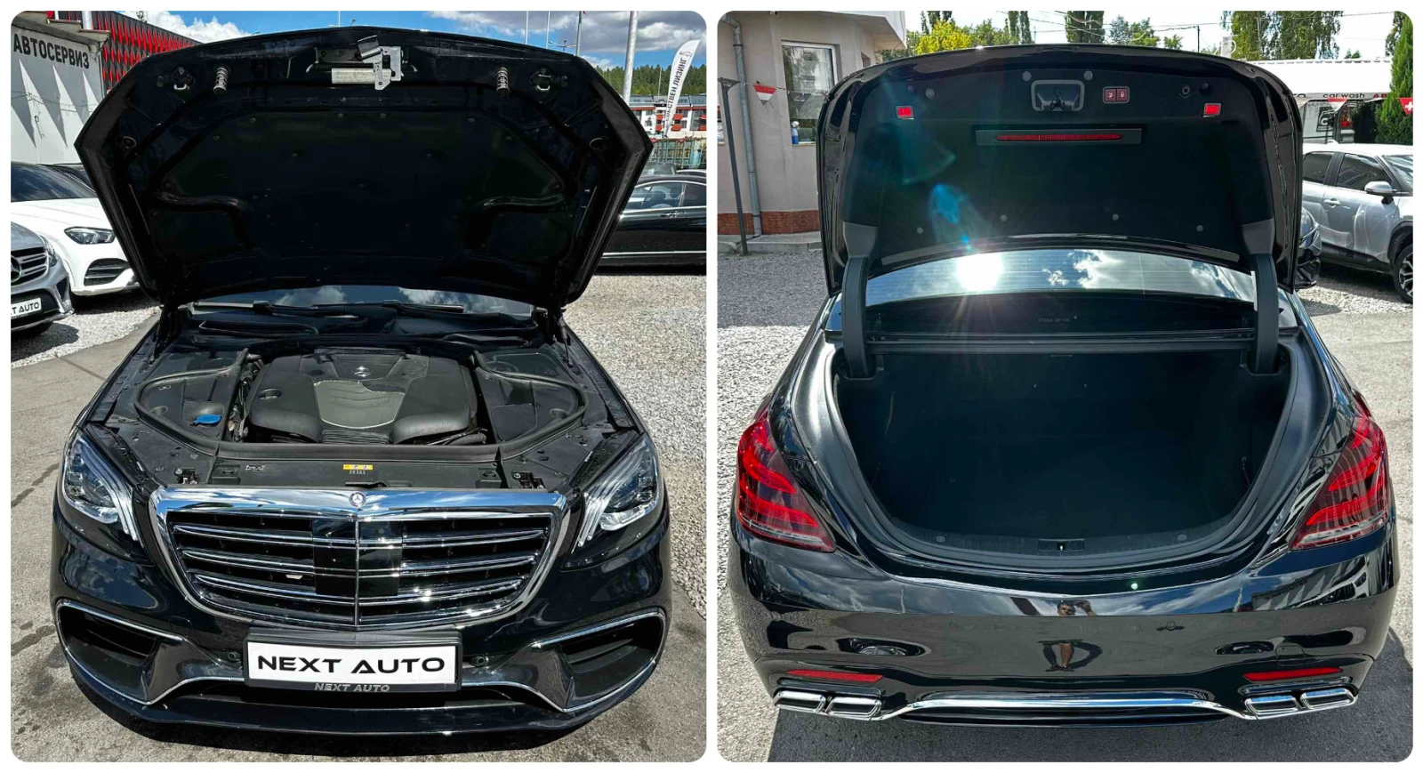 Mercedes-Benz S 350 D 258HP 4MATIC AMG PANO BURMESTER 360'CAM, снимка 16 - Автомобили и джипове - 55950863