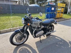 Обява за продажба на Triumph Bonneville T120 8000 km Vance&Hines X-Pipe  ~18 900 лв. - изображение 1