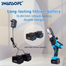 Специализирани машини Машини за лозя/овошки Професионален Акумулаторен трион Swansoft SW-5803, снимка 3