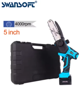 Специализирани машини Машини за лозя/овошки Професионален Акумулаторен трион Swansoft SW-5803, снимка 5