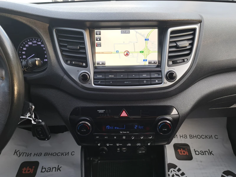 Hyundai Tucson 1.7CRDI-NAVI-CAMERA-EU6, снимка 9 - Автомобили и джипове - 49497370