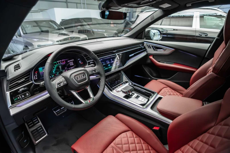 Audi SQ8 NEW!!!* RS* HD MATRIX LIGHTS* PANO* 360* , снимка 7 - Автомобили и джипове - 53572765