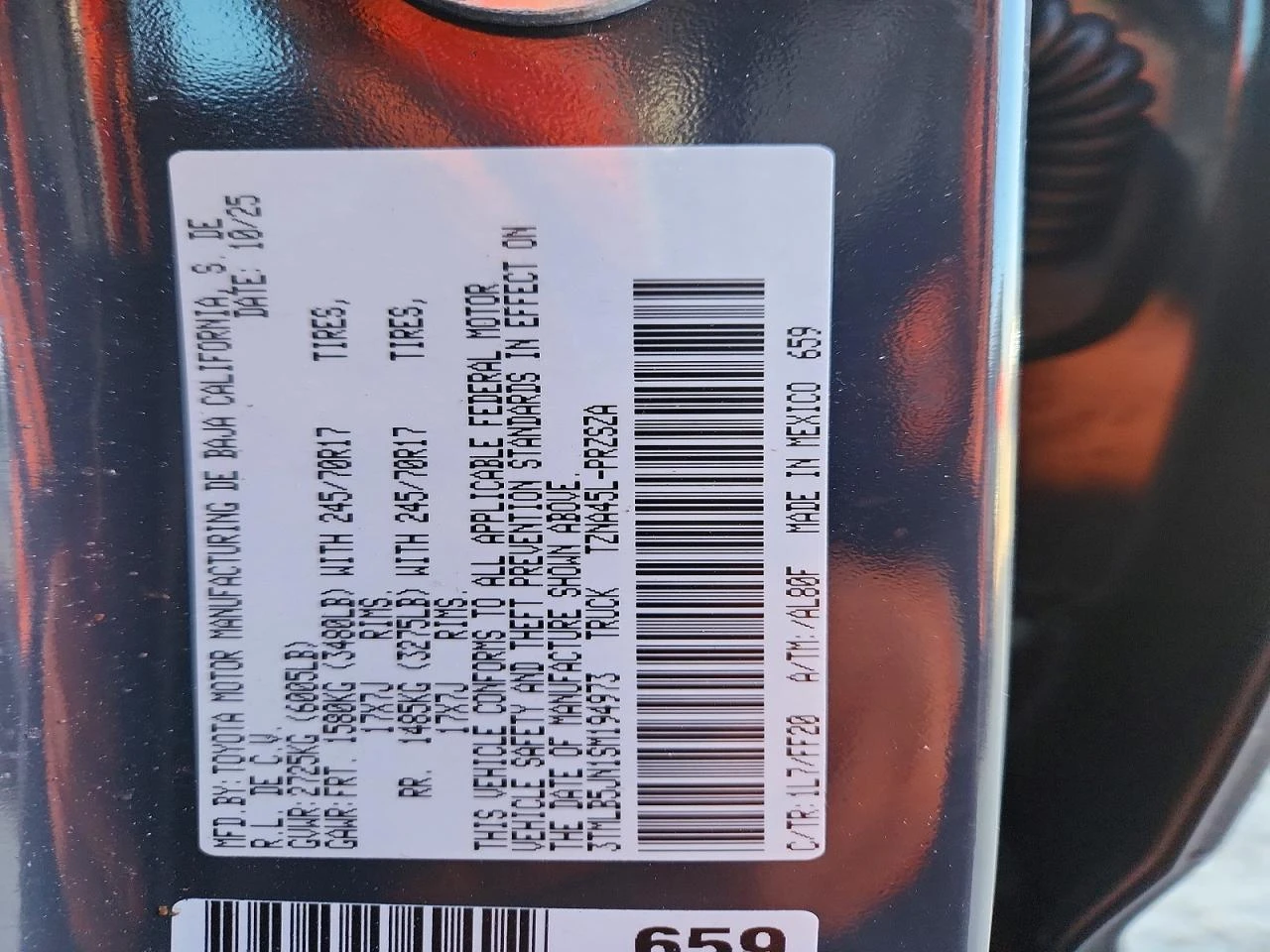 Toyota Tacoma 2.4l Sr5, снимка 12 - Автомобили и джипове - 54323701