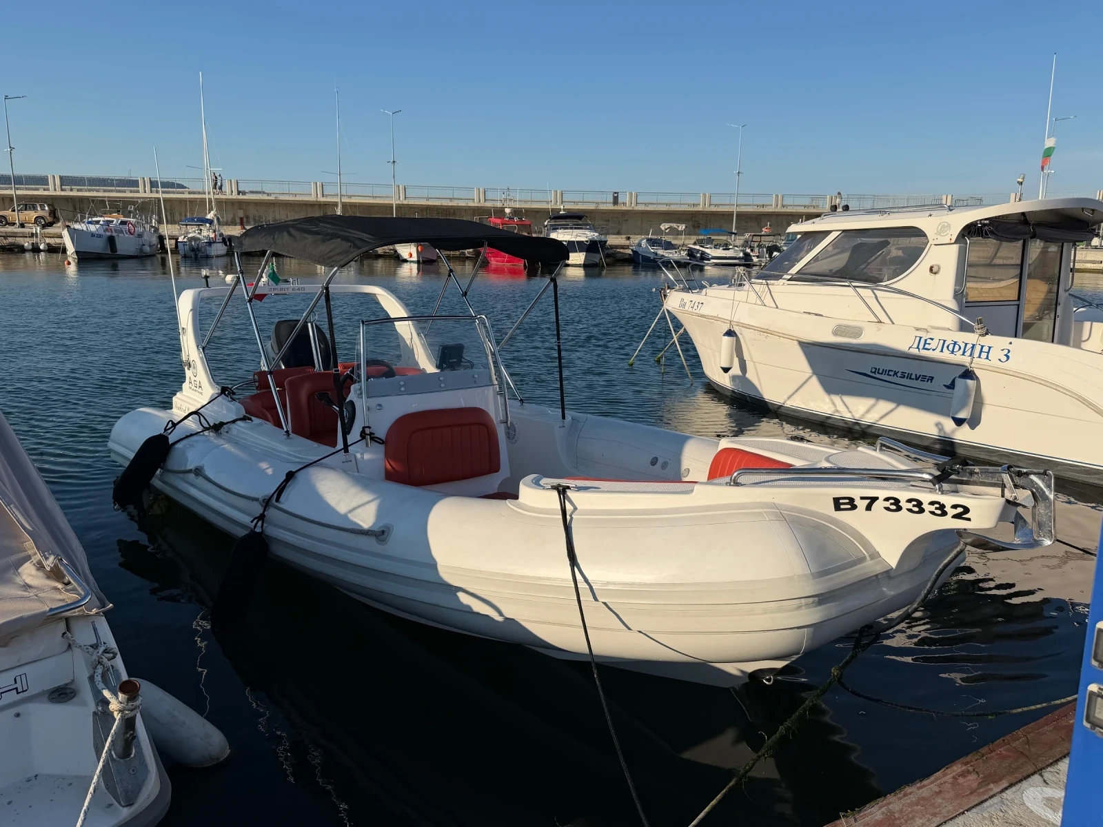 Надуваема лодка A.G.A. Marine 640 Spirit 200 k.c Mercury , снимка 4 - Воден транспорт - 54974094