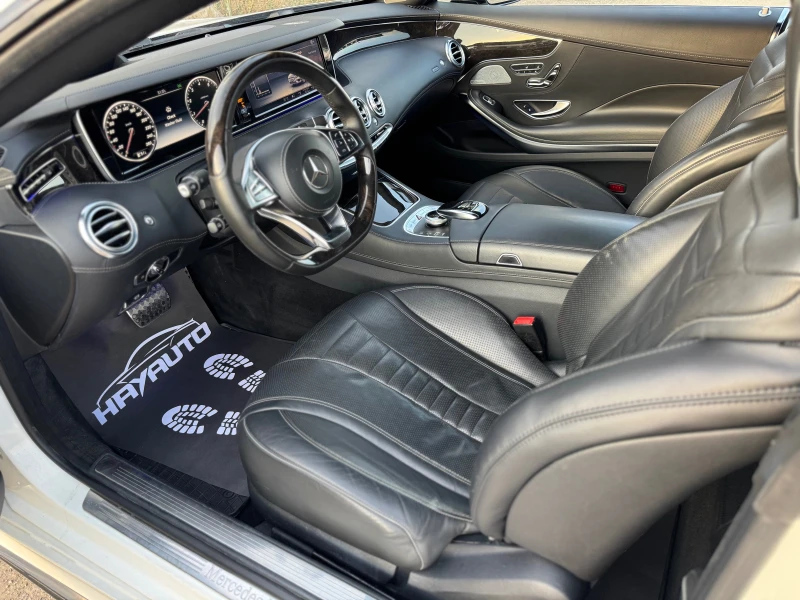 Mercedes-Benz S 500 Coupe= 4Matic= 63 AMG= Edition1= HUD= 360* Камера=, снимка 9 - Автомобили и джипове - 51378066