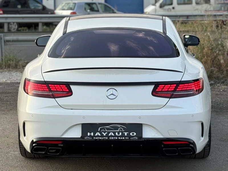 Mercedes-Benz S 500 Coupe= 4Matic= 63 AMG= Edition1= HUD= 360* Камера=, снимка 6 - Автомобили и джипове - 51378066