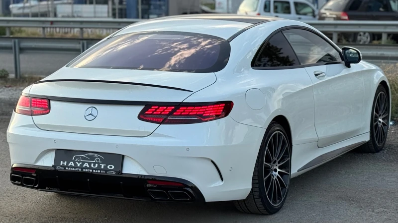 Mercedes-Benz S 500 Coupe= 4Matic= 63 AMG= Edition1= HUD= 360* Камера=, снимка 5 - Автомобили и джипове - 51378066