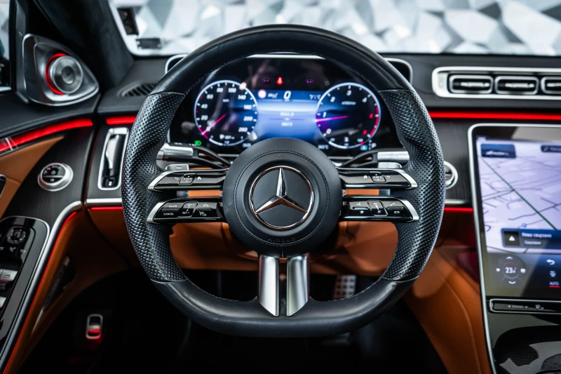 Mercedes-Benz S 400 d 4M Brabus Optic* AMG* Night* Pano* Burm, снимка 11 - Автомобили и джипове - 52294525