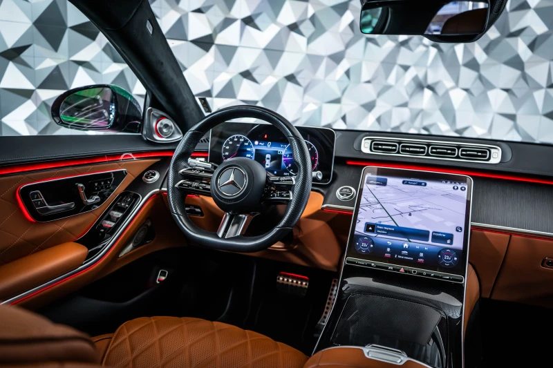 Mercedes-Benz S 400 d 4M Brabus Optic* AMG* Night* Pano* Burm, снимка 10 - Автомобили и джипове - 52294525