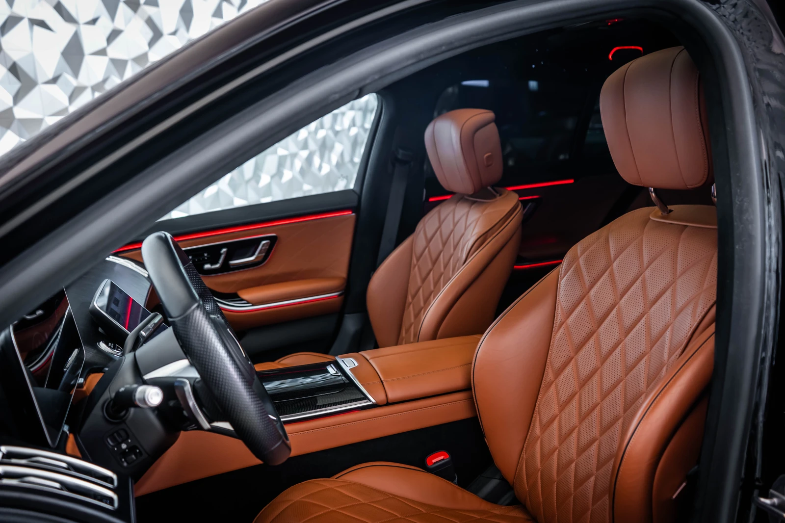 Mercedes-Benz S 400 d 4M Brabus Optic* AMG* Night* Pano* Burm | Mobile.bg   13