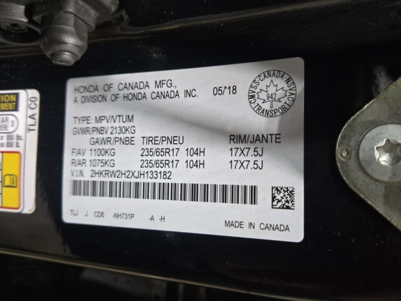 Honda Cr-v * LX * CARFAX * ЦЕНА ДО БГ, снимка 16 - Автомобили и джипове - 53041023