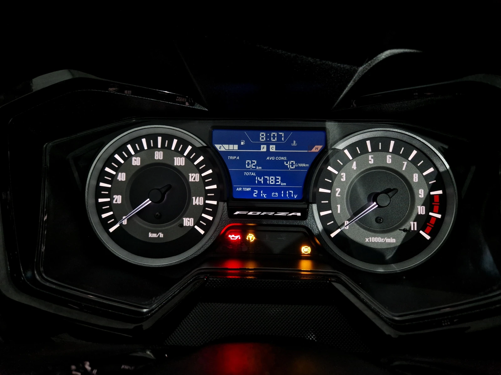 Honda Forza 300ie, 2020г.ABS-TCS, Keyless, !!14783км!!, снимка 14 - Мотоциклети и мототехника - 54115712