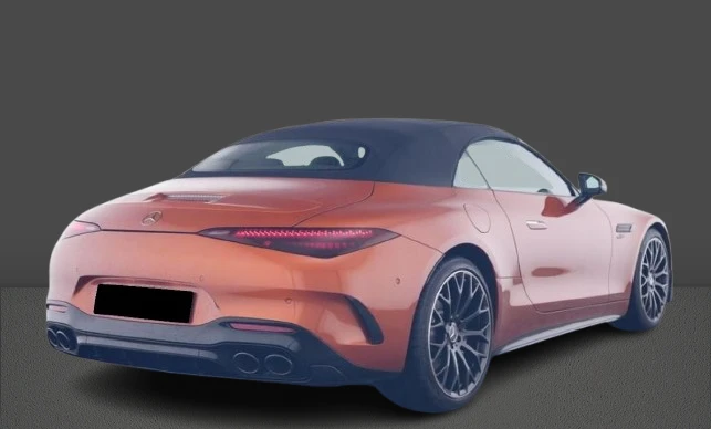 Mercedes-Benz SL 43 AMG = Manufaktur Orange Flame= Гаранция - изображение 2