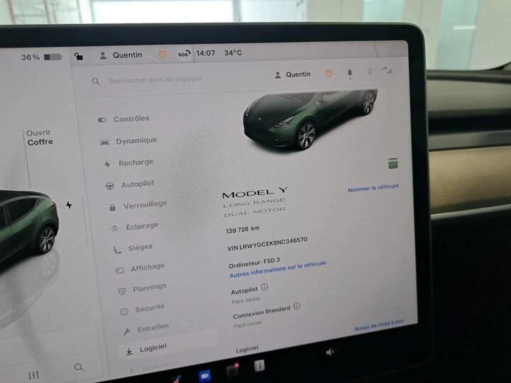 Tesla Model Y Long Range Dual Motor AWD Pano LED Navi Leather, снимка 8 - Автомобили и джипове - 56115552