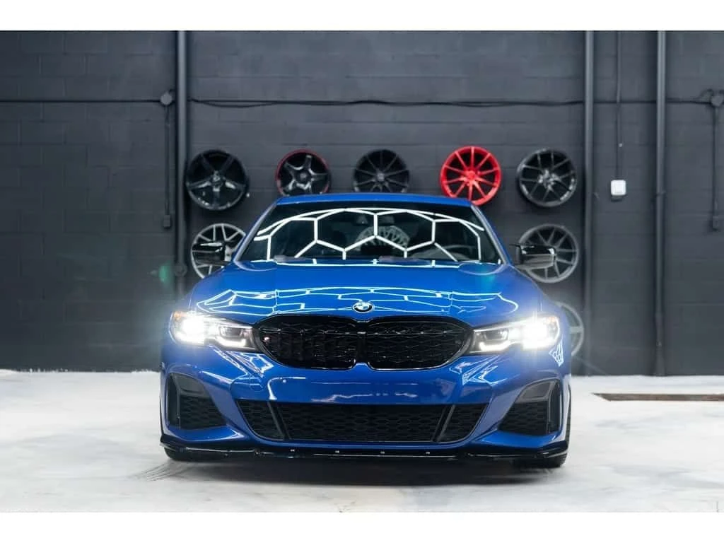 BMW 340 * M340i | xDrive | BLUE ON BLACK | PERFORMANCE SED, снимка 8 - Автомобили и джипове - 53919023