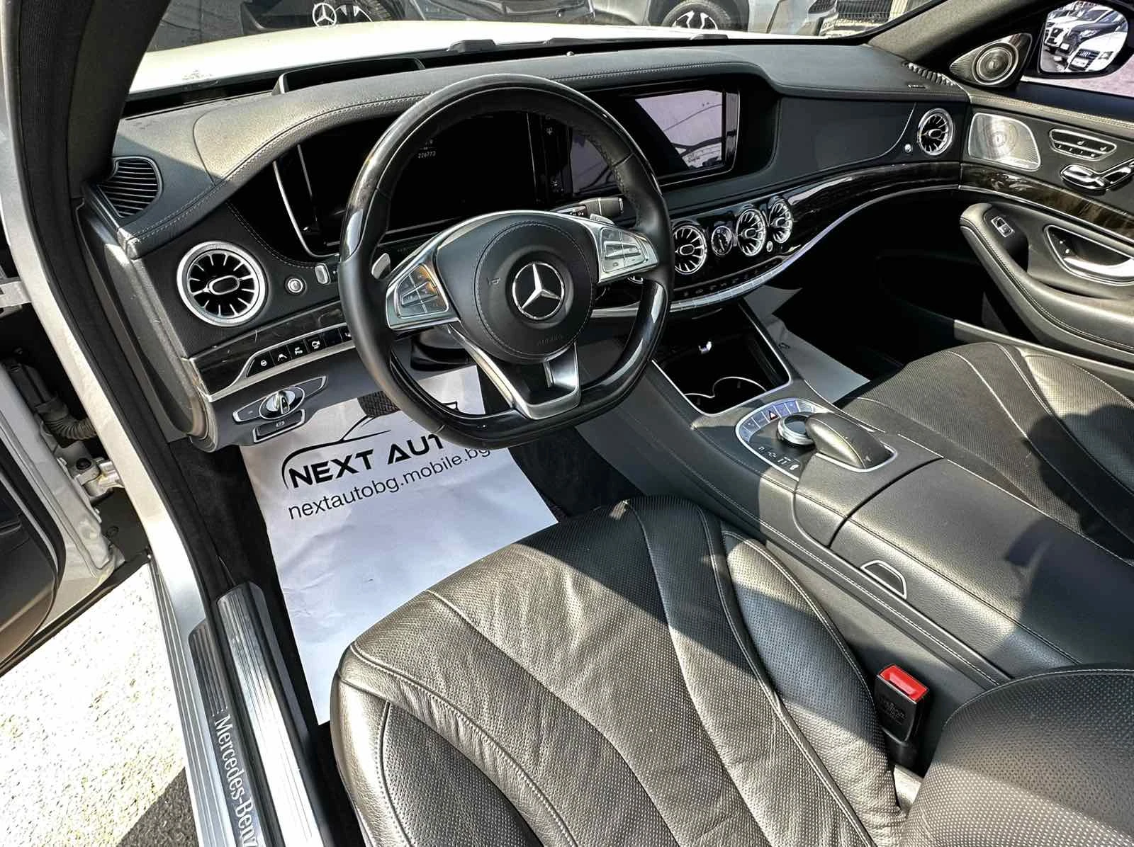 Mercedes-Benz S 350 D 258HP 4MATIC  SOFT CLOSE BURMESTER PANO 360 CAM, снимка 9 - Автомобили и джипове - 55787267