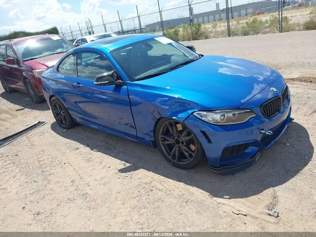 BMW 235 * РЪЧКА * ИНТЕЙК * ЗАДНО