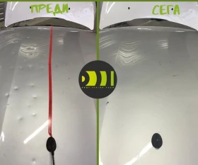 Ремонт на вдлъбнатини от градушка и парко щети без боядисване PDR, снимка 6