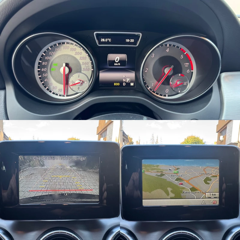 Mercedes-Benz CLA 220 AMG-LED-BI XENON-NAVI-KAMERA-HARMAN KARDON-FULL* , снимка 14 - Автомобили и джипове - 51658807