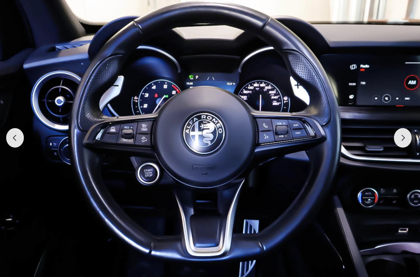 Alfa Romeo Stelvio SPRINT* DISTRONIC* ПАНОРАМА* ПОДГРЕВ* КАМЕРА* КЕЙЛ, снимка 6 - Автомобили и джипове - 54982228