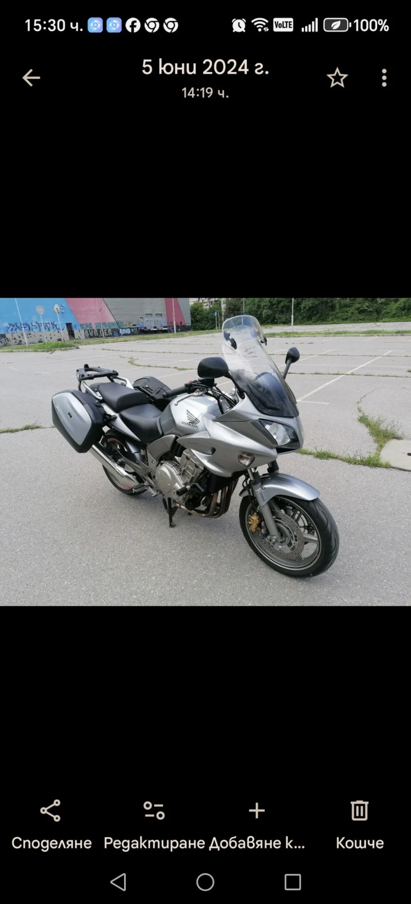 Honda Cbf 1000 ABS, снимка 2 - Мотоциклети и мототехника - 53527304