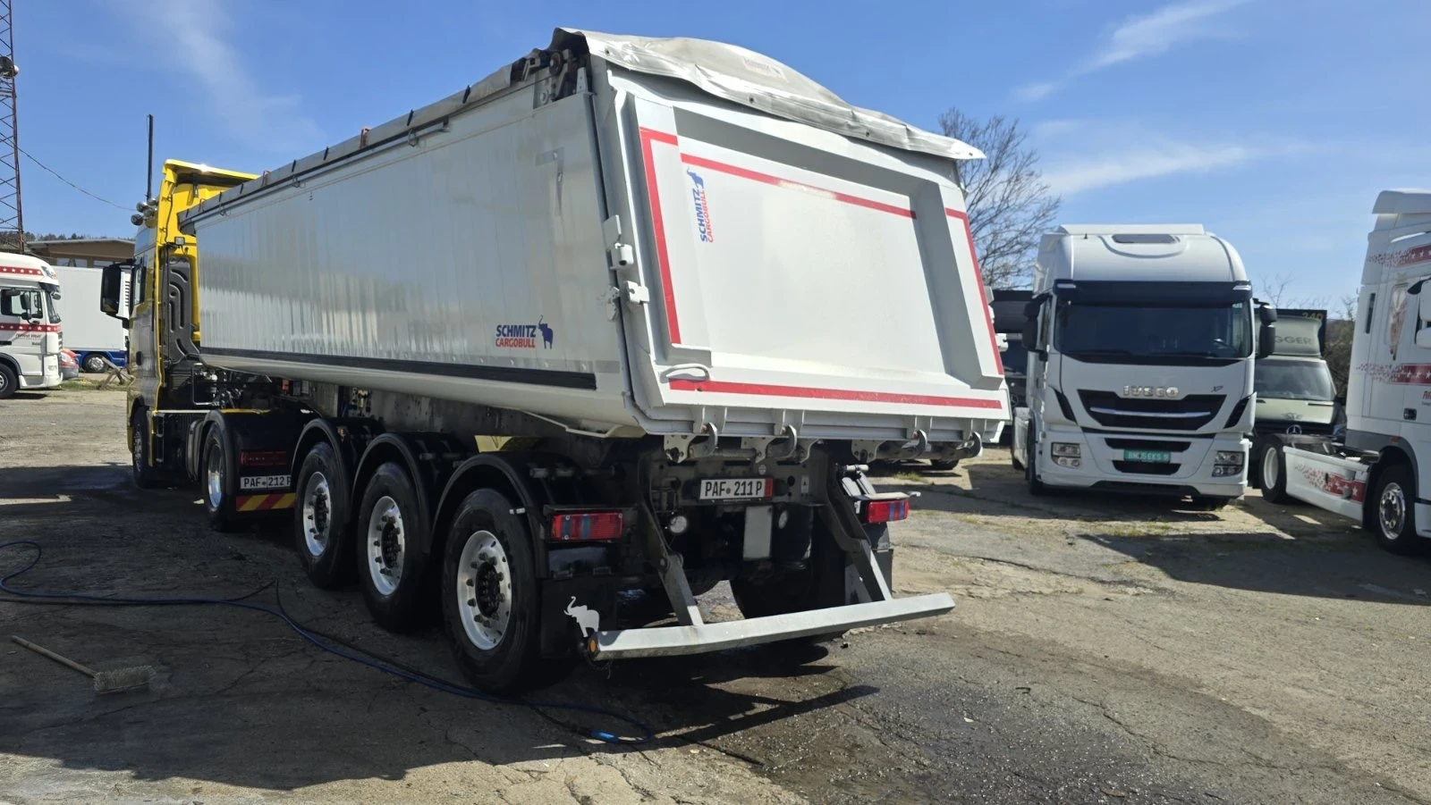 Полуремарке Schmitz 38 куб. / тара 5060 кг., снимка 2 - Ремаркета - 54231210