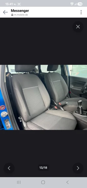 Ford Fiesta 1.5TDCI GERMANY FACE KLIMA TOP АВТОМОБИЛ, снимка 12
