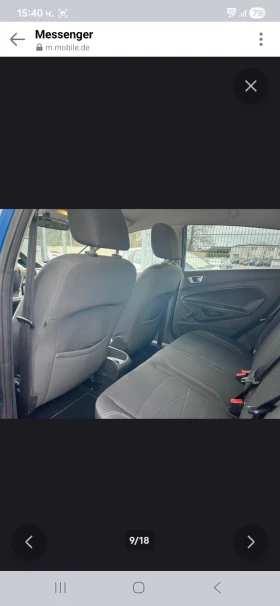 Ford Fiesta 1.5TDCI GERMANY FACE KLIMA TOP АВТОМОБИЛ, снимка 10