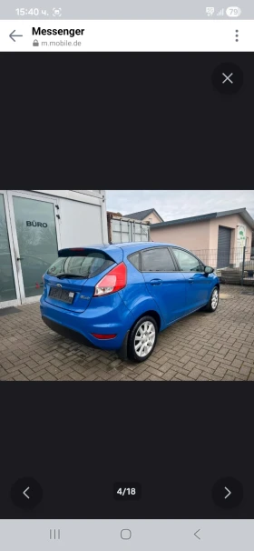 Ford Fiesta 1.5TDCI GERMANY FACE KLIMA TOP АВТОМОБИЛ - 4300 € / 8410.07 лв. - 79426081 4