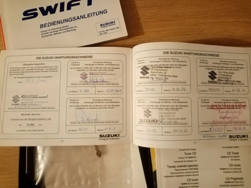 Suzuki Swift 1.3 Сервизна история, реални км!, снимка 12 - Автомобили и джипове - 52373711