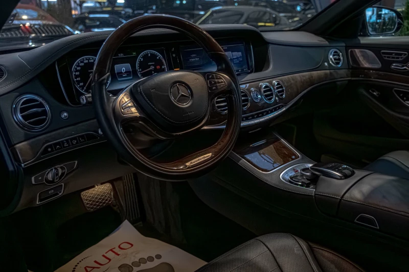 Mercedes-Benz S 350 Long/AMG/4Matic/RSE/Камера/Burmester/Обдухване, снимка 6 - Автомобили и джипове - 52711600