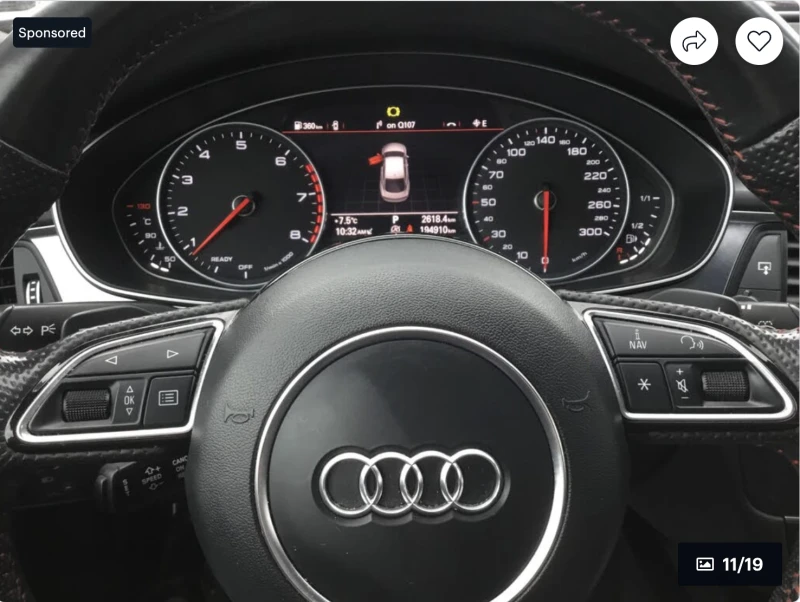 Audi A7 3.0T* COMPETITION* MATRIX* BOSE* CARBON* , снимка 12 - Автомобили и джипове - 52974762