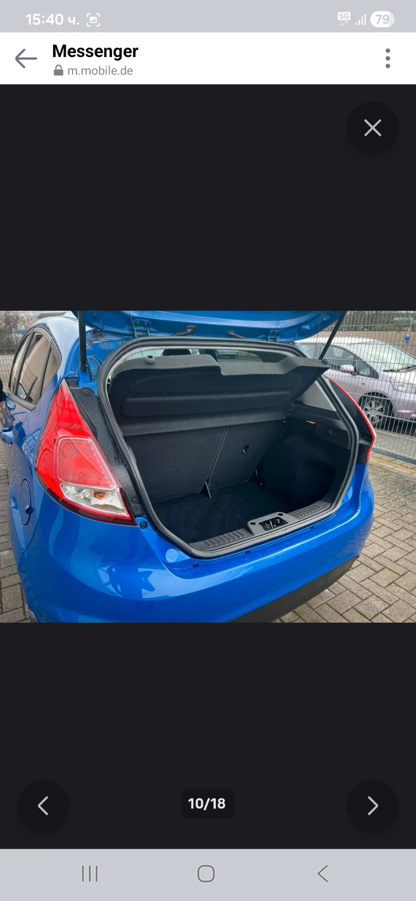 Ford Fiesta 1.5TDCI GERMANY FACE KLIMA TOP АВТОМОБИЛ, снимка 7 - Автомобили и джипове - 54064293