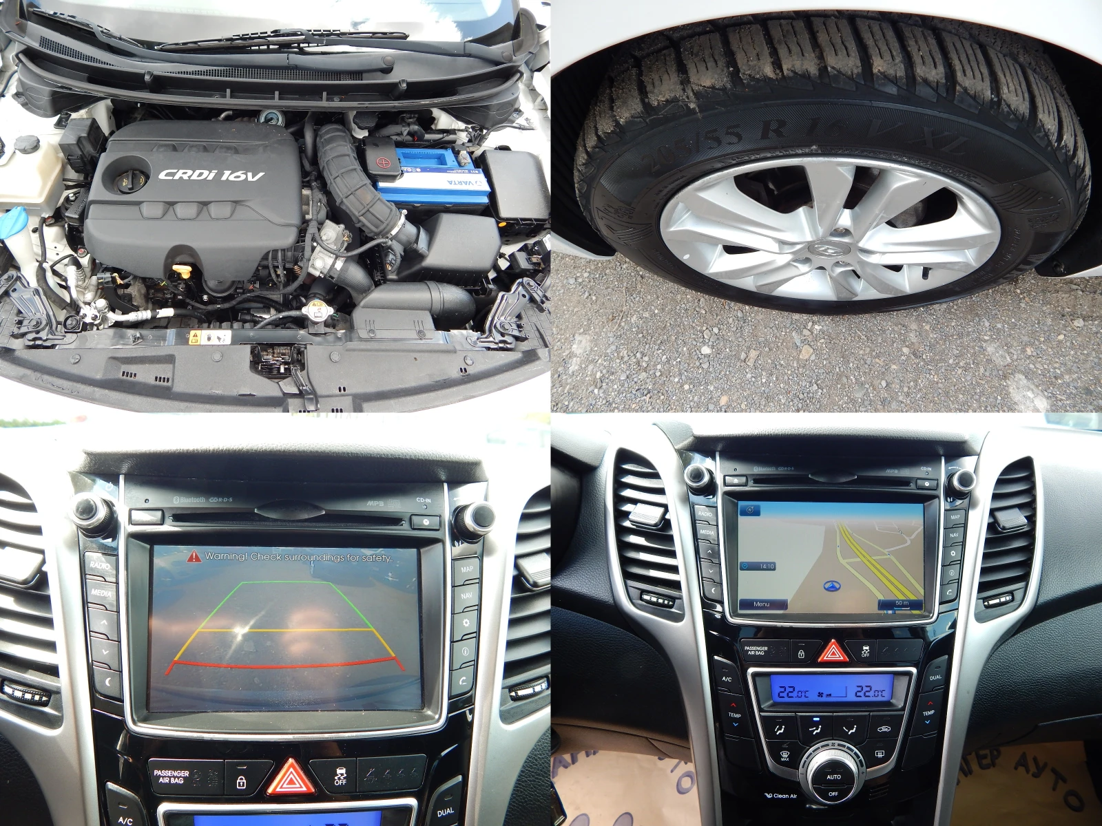 Hyundai I30 1.6CRDI* КАМЕРА* НАВИГАЦИЯ* ЕВРО5* , снимка 9 - Автомобили и джипове - 54702996
